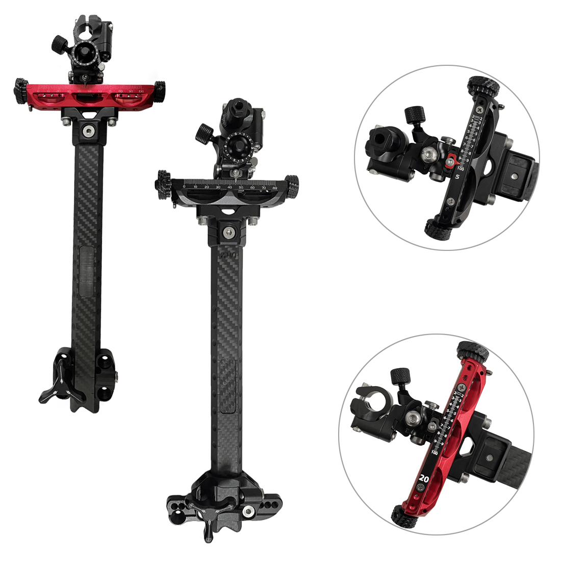 Archery Target Face - 1PCS Adjustable Compound Bow Sight Carbon
