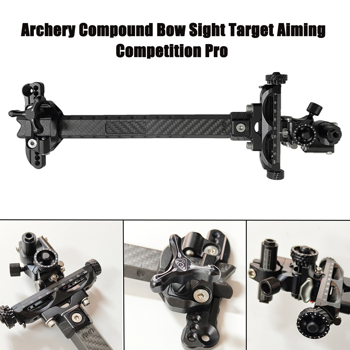 Archery Target Face - Adjustable Compound Bow Sight Pin Carbon
