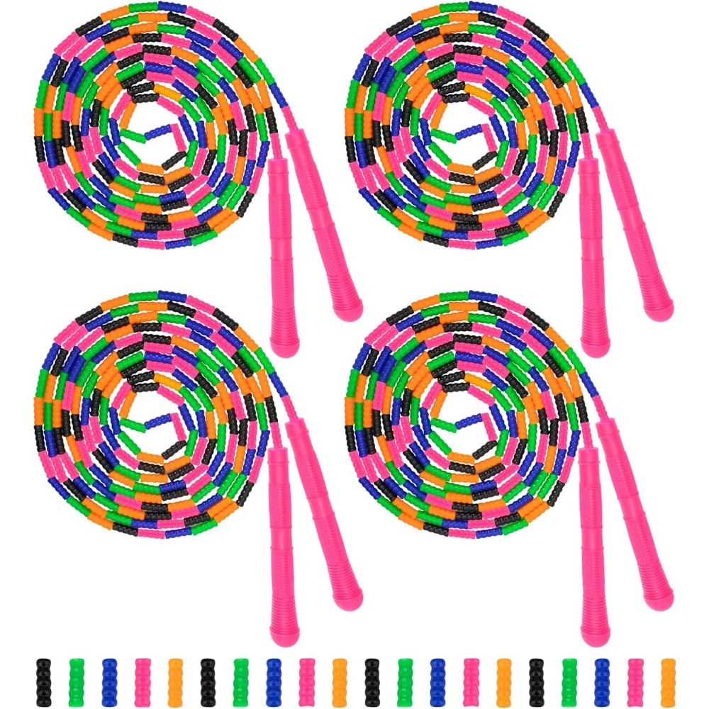 Jump Rope Double Dutch - 16 ft long jump rope(4 pack),
