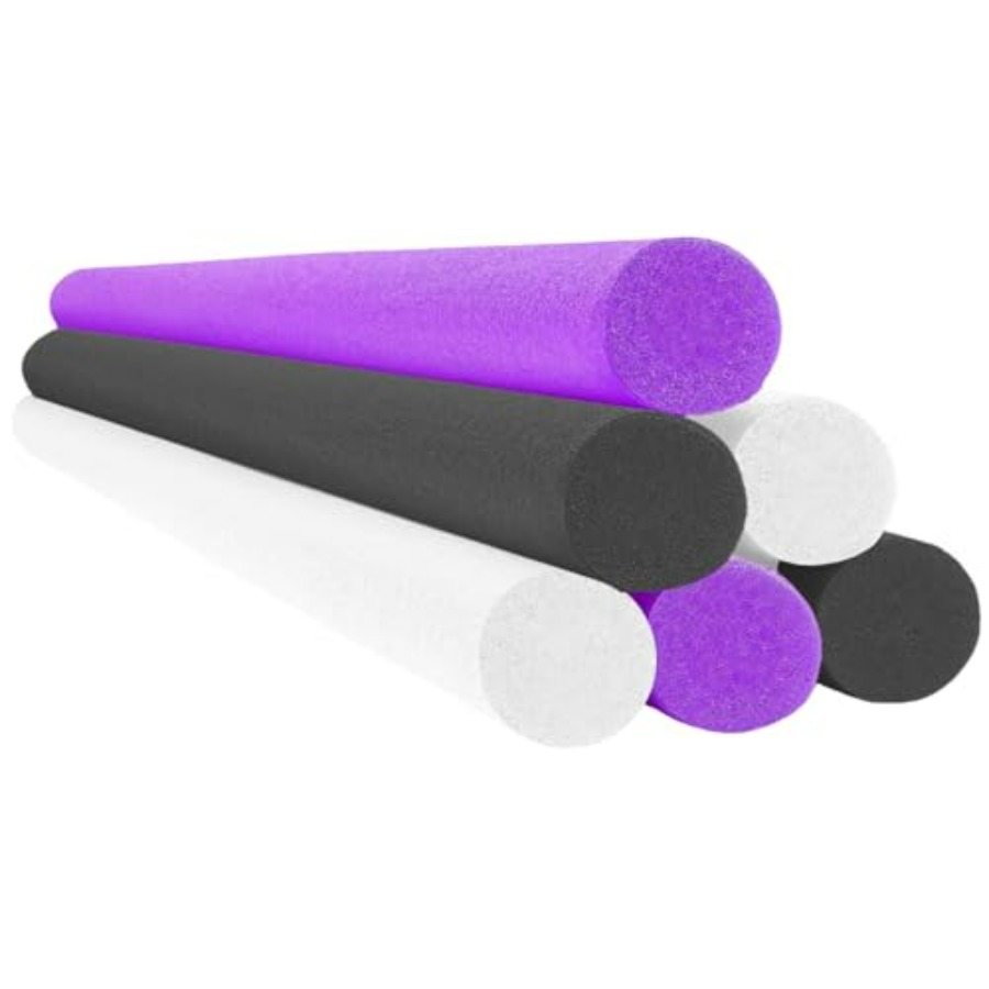 Foam Pool Noodle - Pool accessories: black, white, purple variety