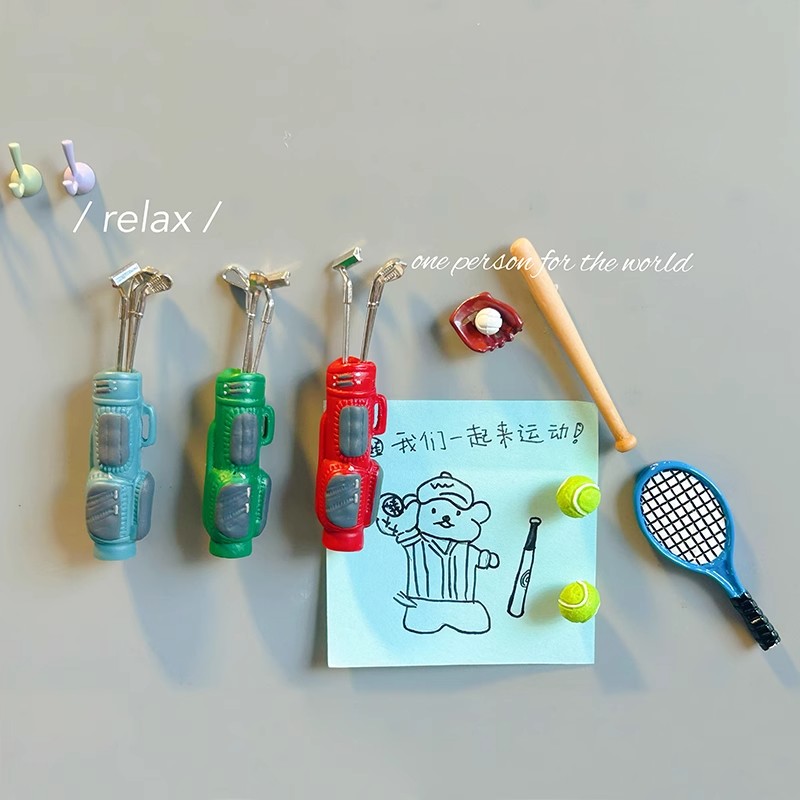Sports Equipment Fridge Magnet - مراجعة Sports Equipment Photos وسعره