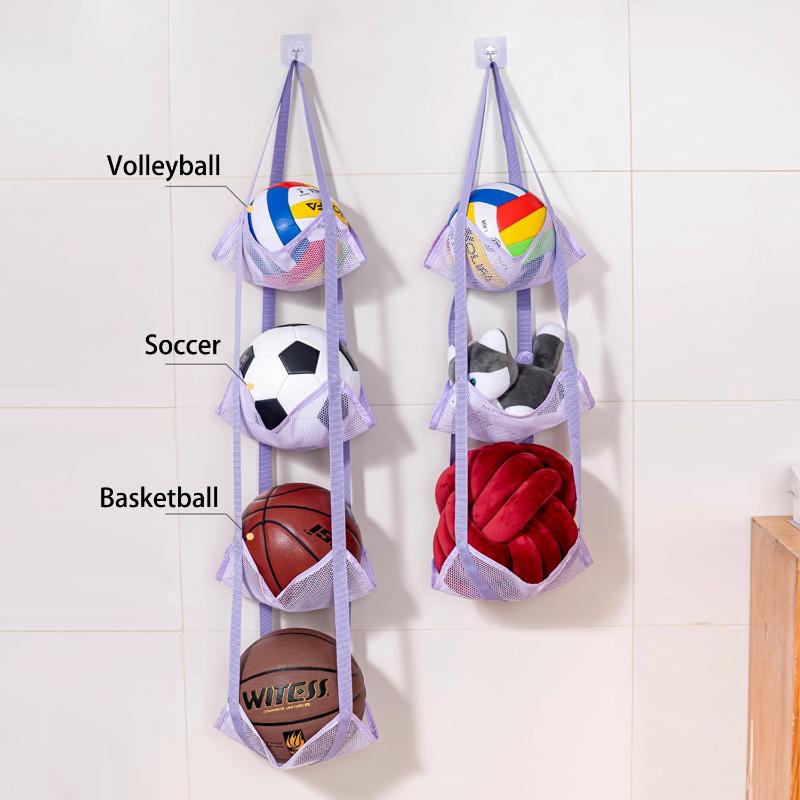 New Wall Mounted Ball Storage  - مراجعة Sports Equipment Garage Organizer وسعره