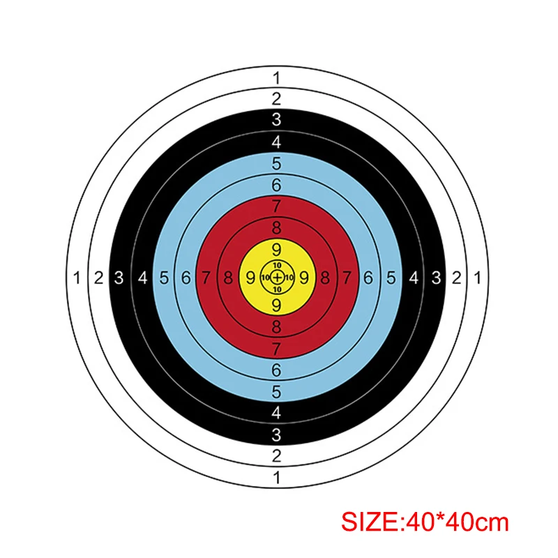 1A 10pcs Profession Archery Ta - مراجعة Archery Target Face وسعره