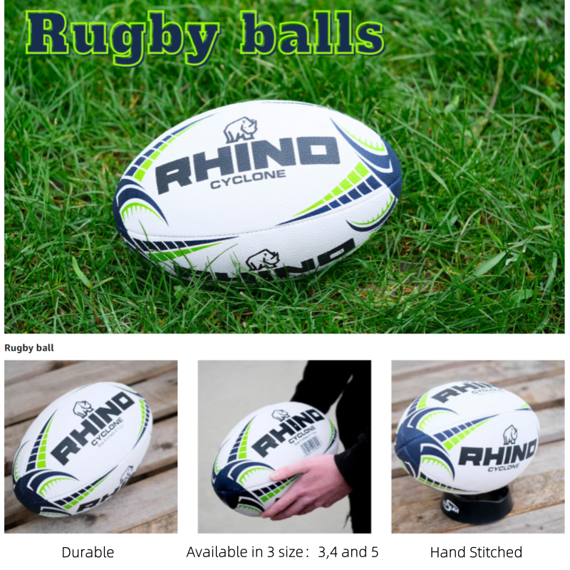 Rugby Ball Rhino Cyclone XV fo - مراجعة Rugby Training Ball وسعره