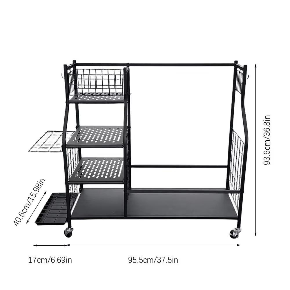 Golf Bag Storage Garage Organi - مراجعة Sports Equipment Garage Organizer وسعره