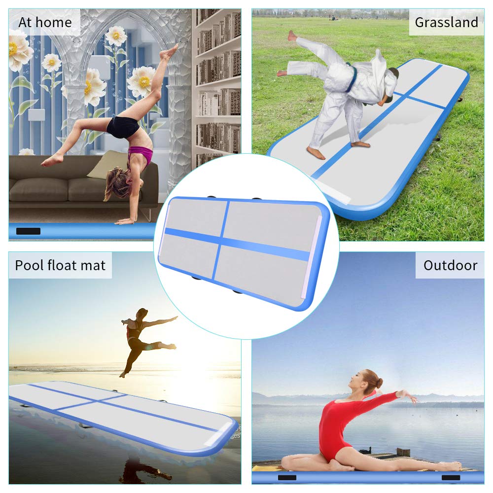 Hot Sale 4x2M Size Inflatable  - مراجعة Tumbling Air Track وسعره