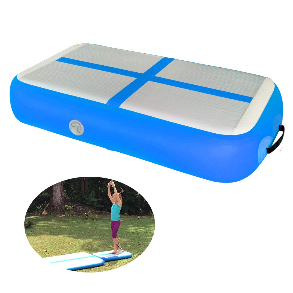 Gym Mat Inflatable Gymnastics  - مراجعة Tumbling Air Track وسعره