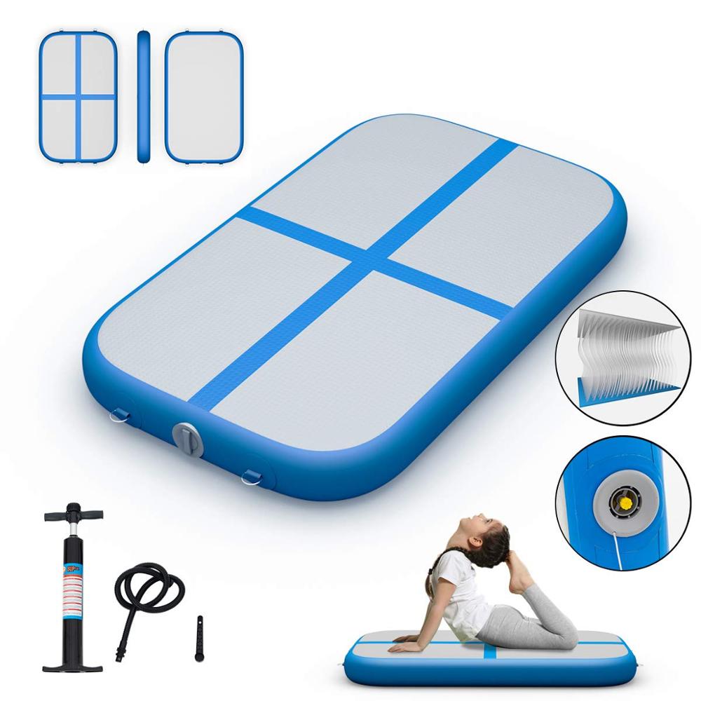 Gym Mat Inflatable Gymnastics  - مراجعة Tumbling Air Track وسعره