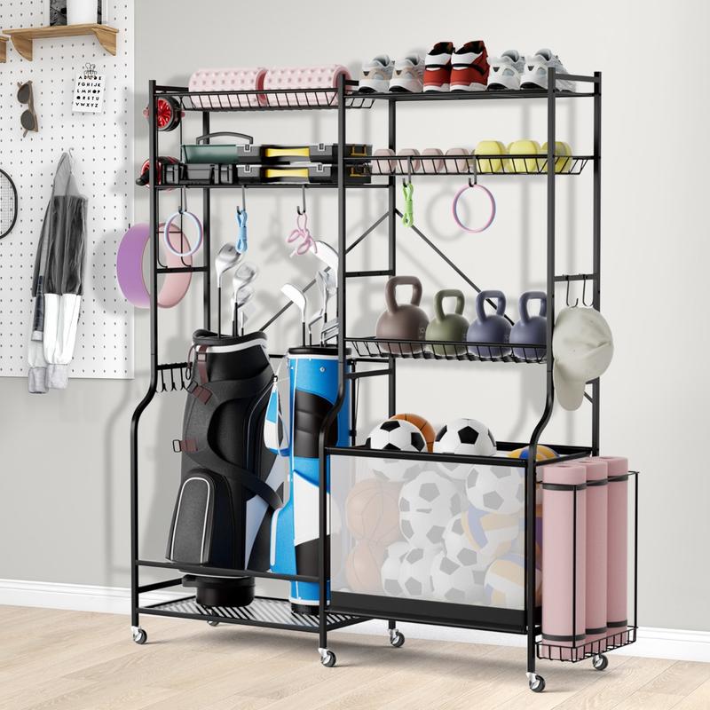 Sports Equipment Organizer for - مراجعة Sports Equipment Garage Organizer وسعره