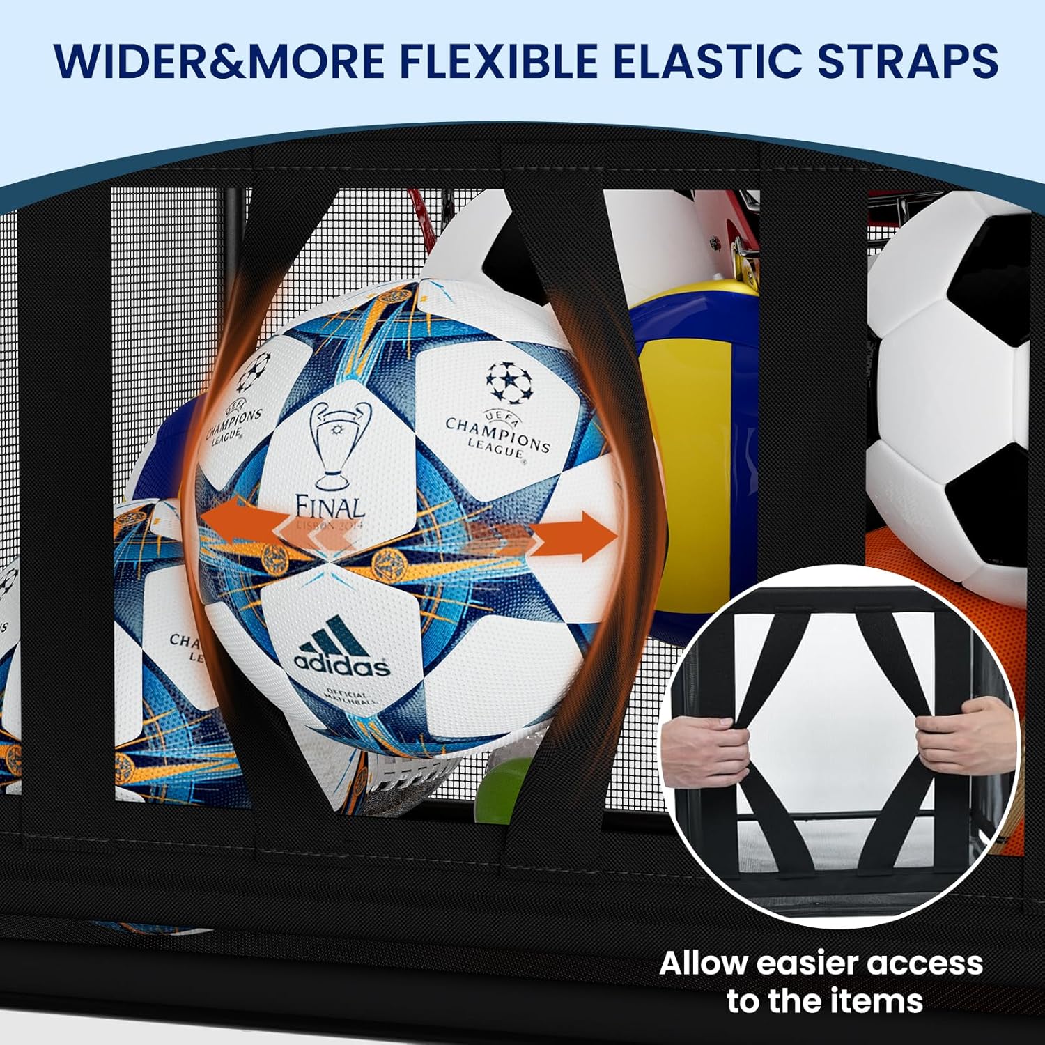 Large Wheeled Ball Storage Bin - مراجعة Sports Equipment For Volleyball وسعره