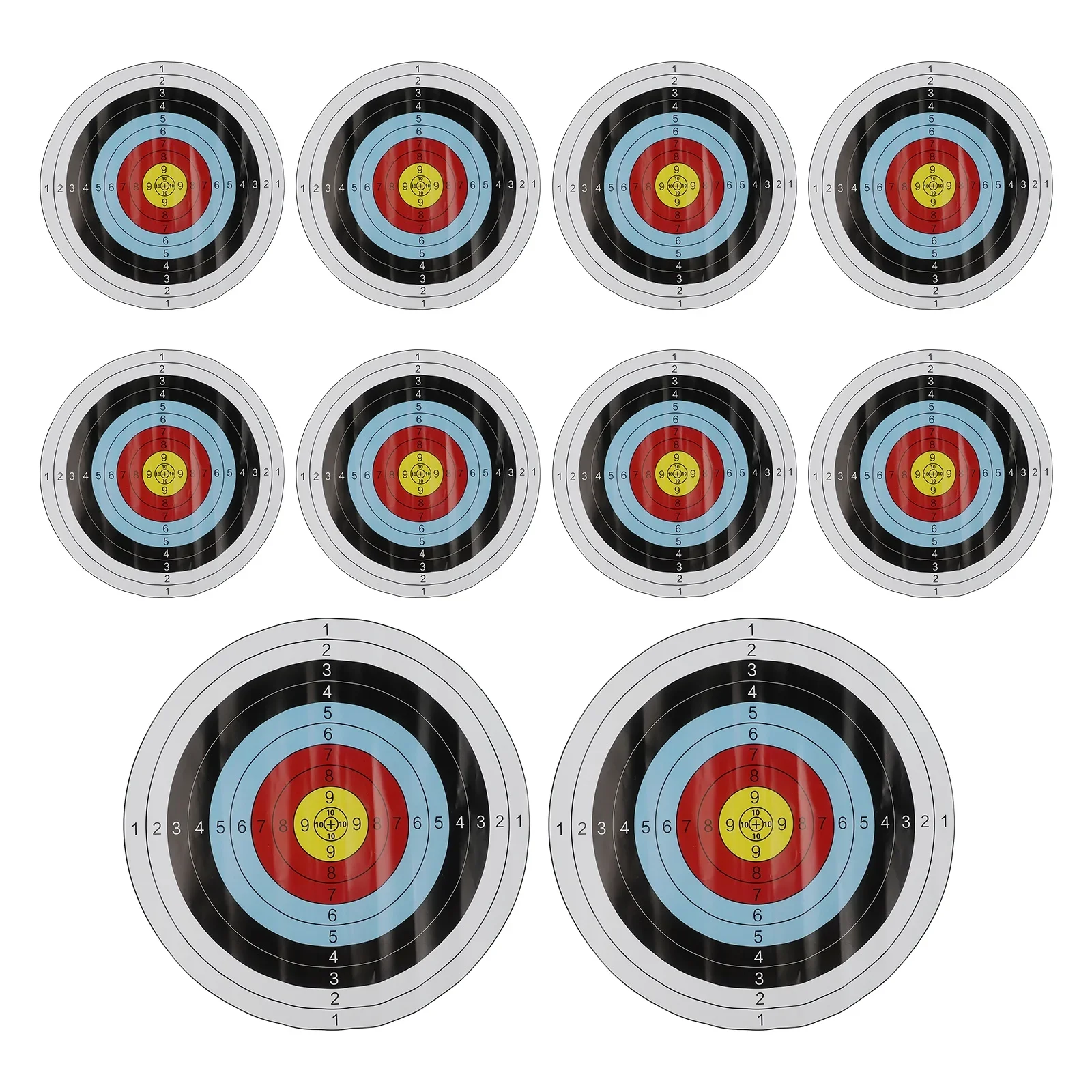 10pc 40x40cm Archery Targets P - مراجعة Archery Target Face وسعره