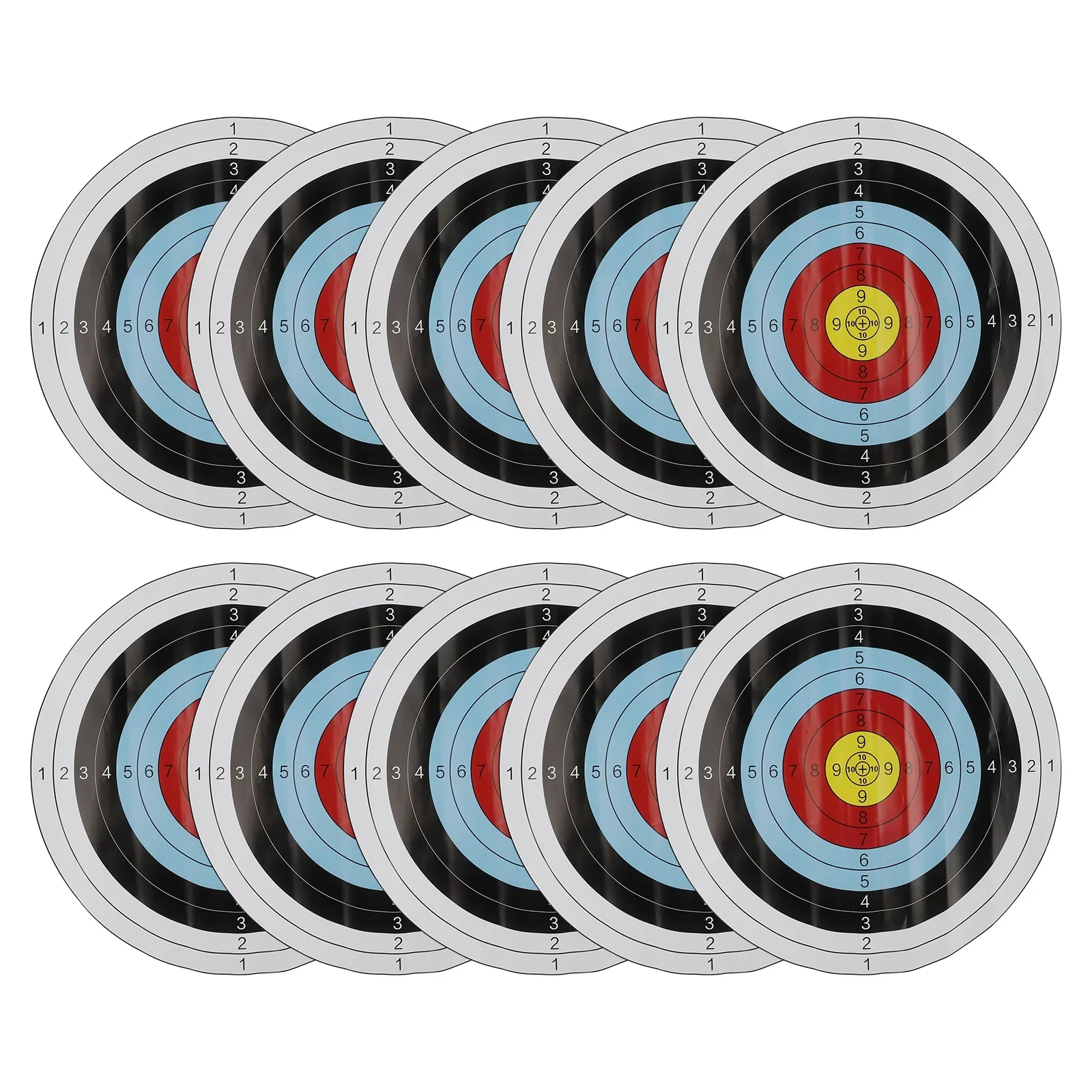 10pc 40x40cm Archery Targets P - مراجعة Archery Target Face وسعره