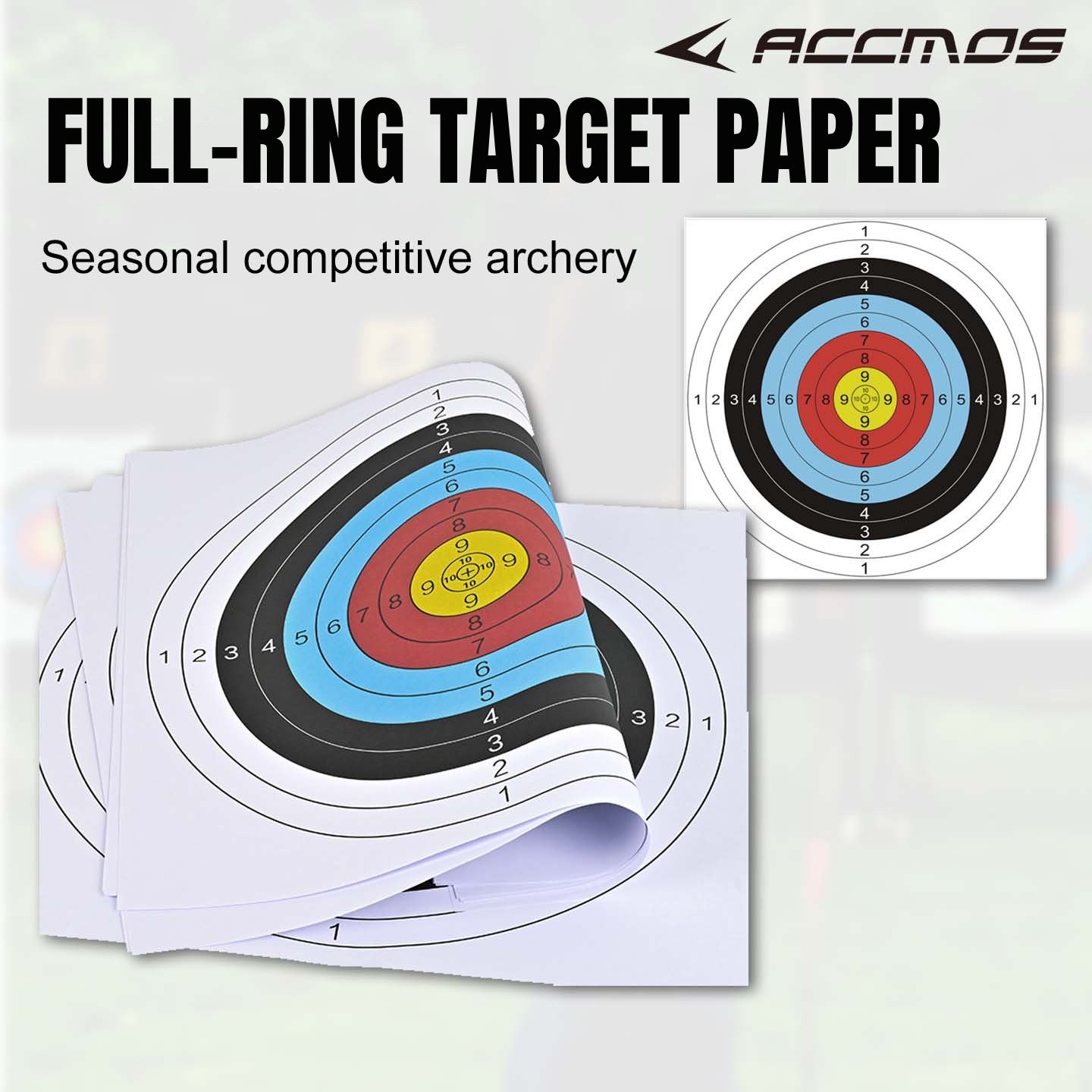 Archery Target Paper 40cm 60cm - مراجعة Archery Target Face وسعره