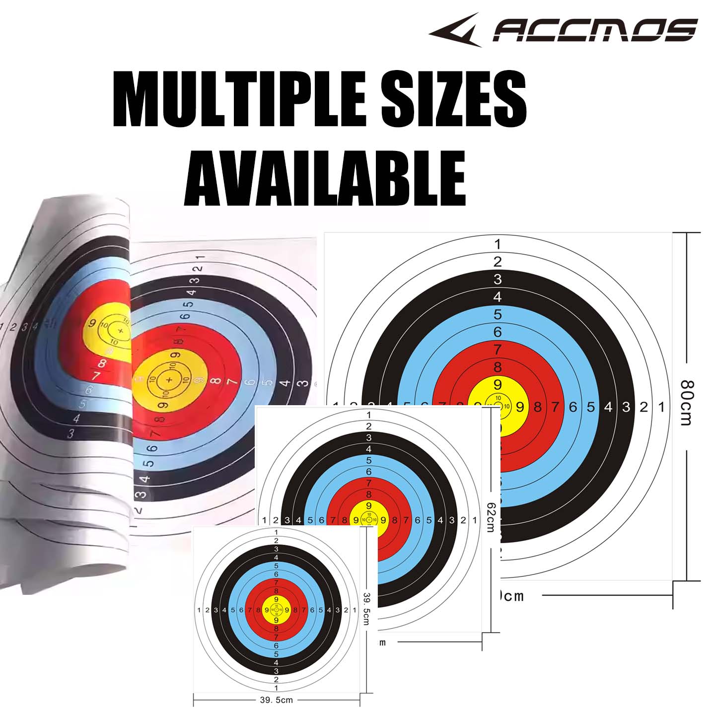 Archery Target Paper 40cm 60cm - مراجعة Archery Target Face وسعره