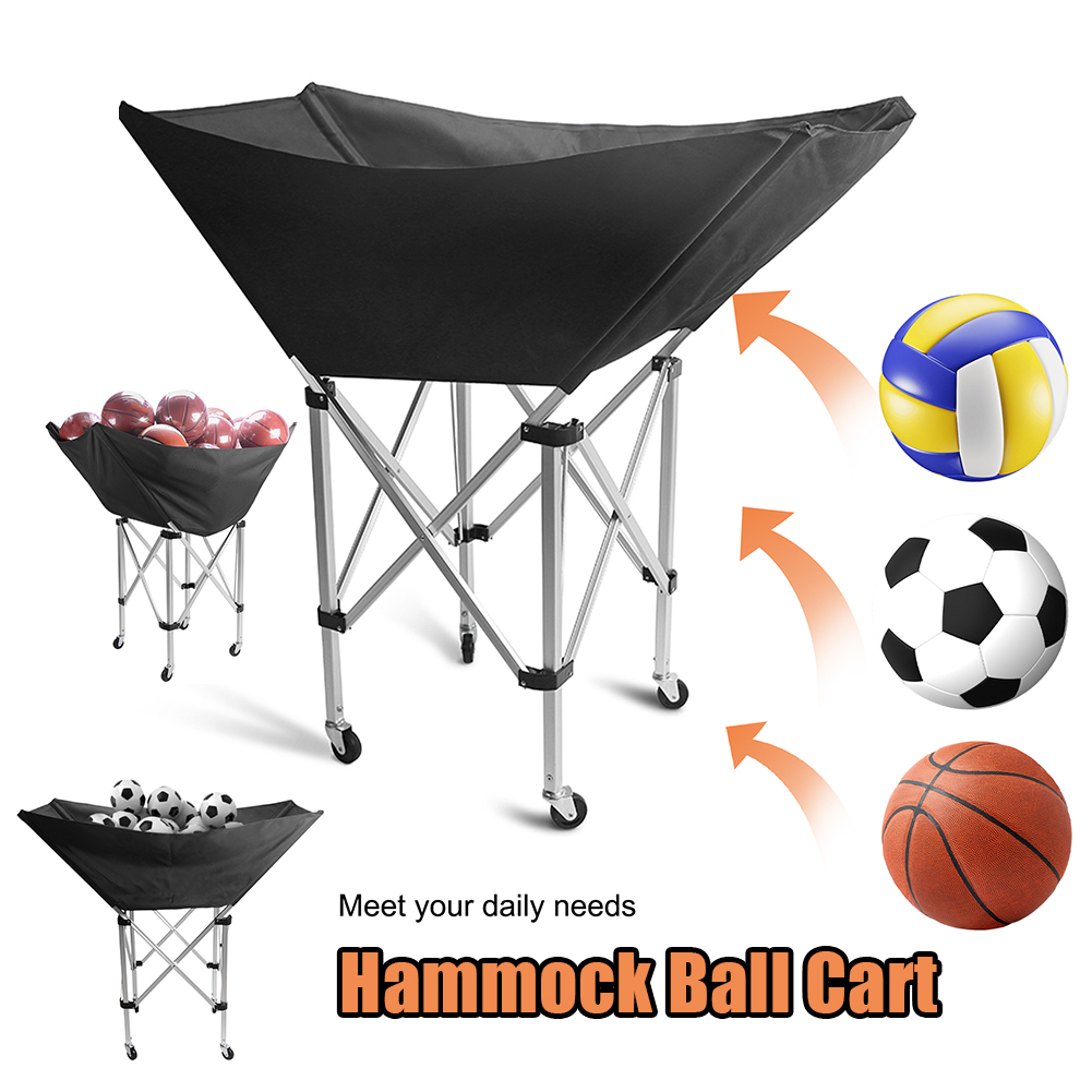 Collapsible Hammock Ball Cart  - مراجعة Sports Equipment Garage Organizer وسعره