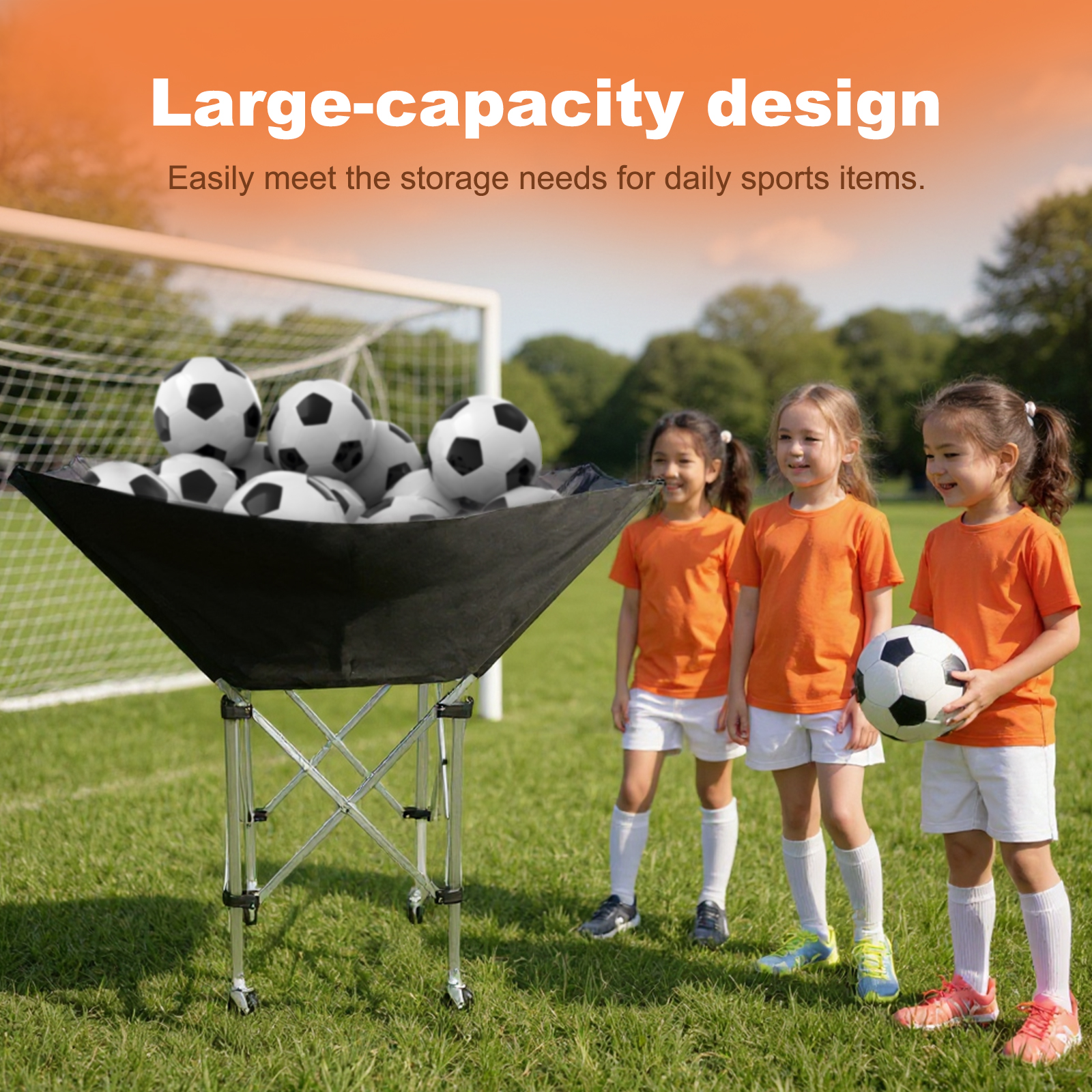 Collapsible Hammock Ball Cart  - مراجعة Sports Equipment Garage Organizer وسعره