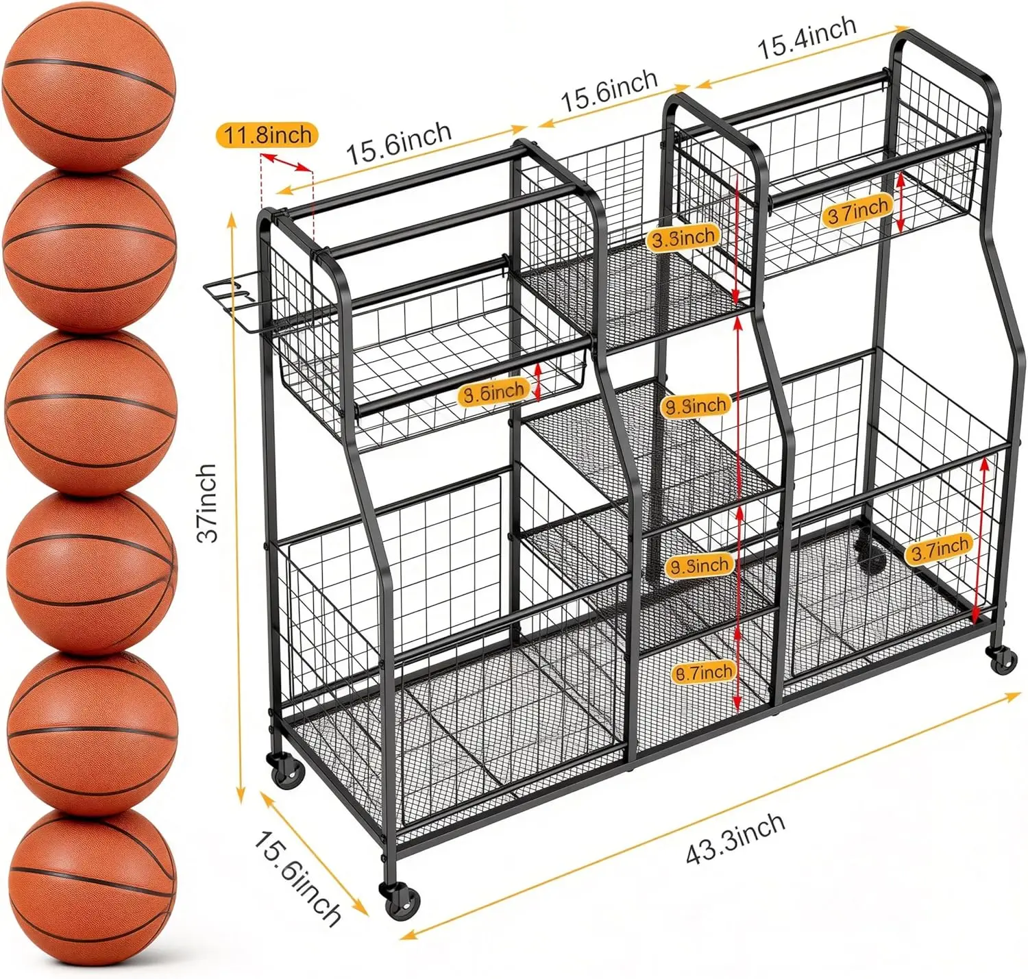 Garage Sports Equipment Organi - مراجعة Sports Equipment Garage Organizer وسعره