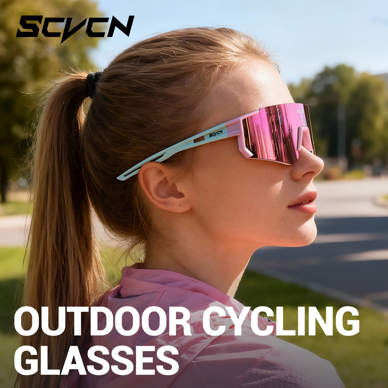SCVCN Sweet Pink Bike Cycling  - مراجعة Sports Equipment Photos وسعره