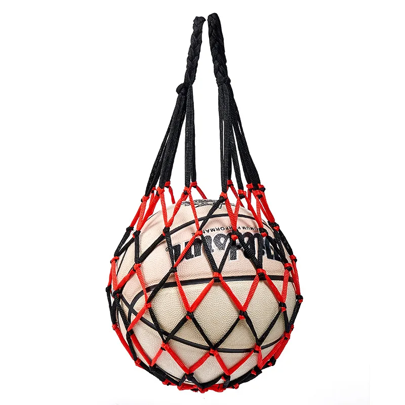 1PC Football Net Bag Nylon Bol - مراجعة Sports Equipment For Volleyball وسعره