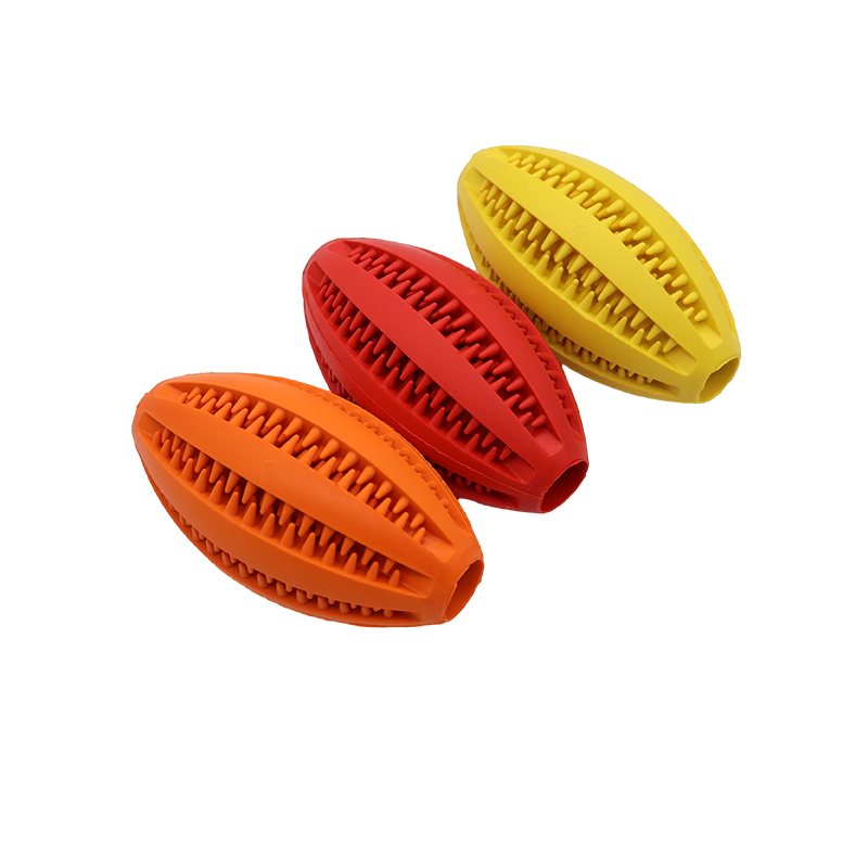 Dog Rubber Leakage Ball Dogs M - مراجعة Rugby Training Ball وسعره