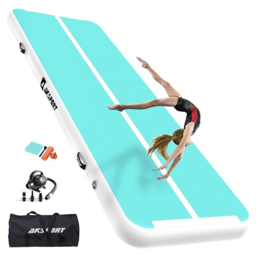 Inflatable Gymnastics Air Mat  - مراجعة Tumbling Air Track وسعره