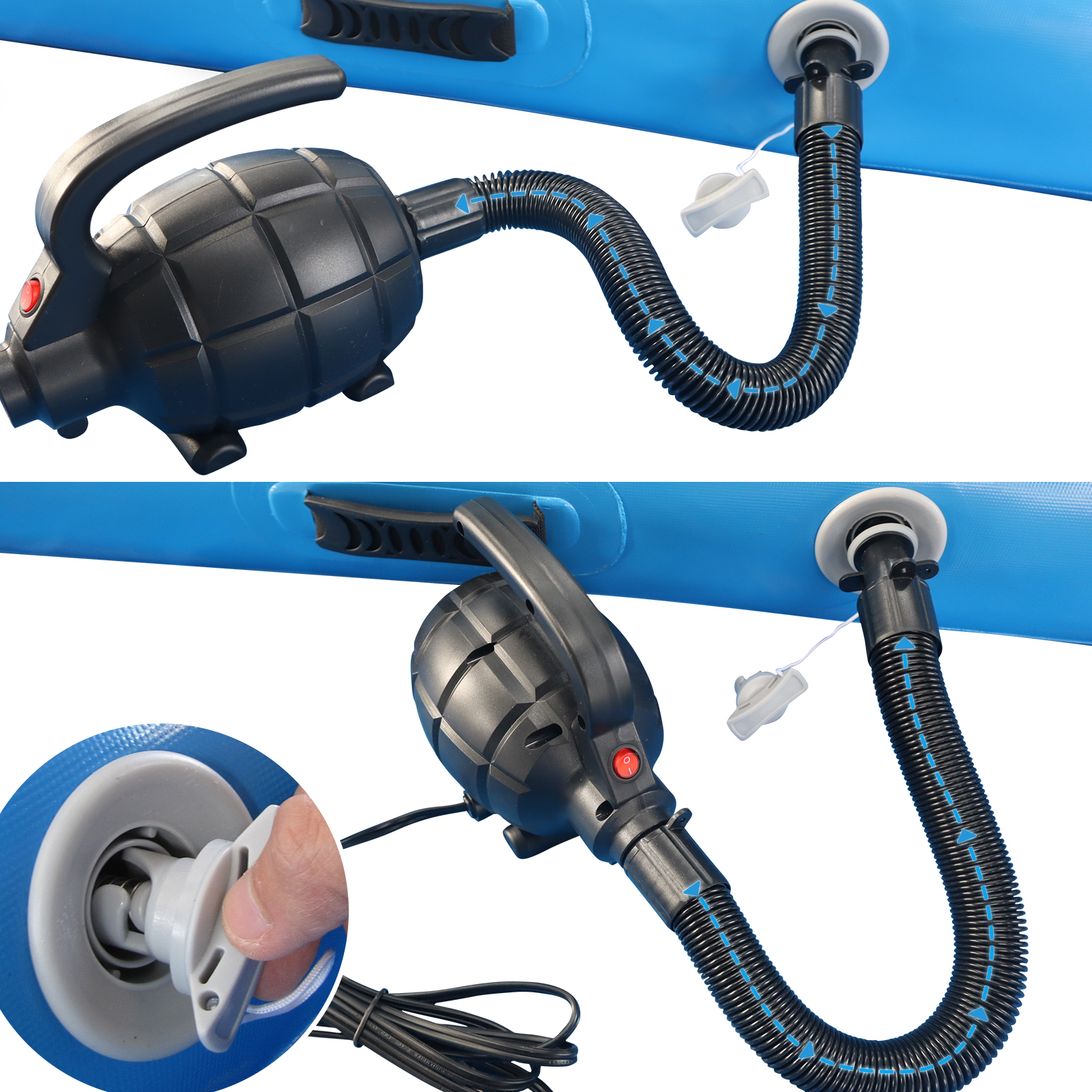 Factory Direct 2m 3m 4m 5m 6m  - مراجعة Tumbling Air Track وسعره