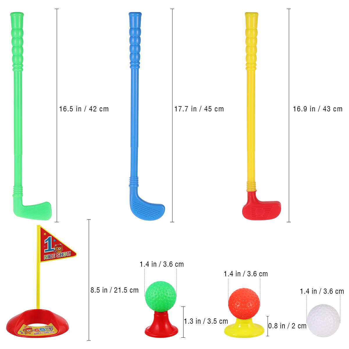 Kids Golf Club Set ABS Plastic - مراجعة Sports Equipment Exchange وسعره