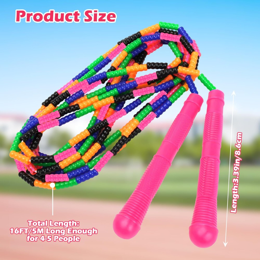 16 ft long jump rope(4 pack),  - مراجعة Jump Rope Double Dutch وسعره