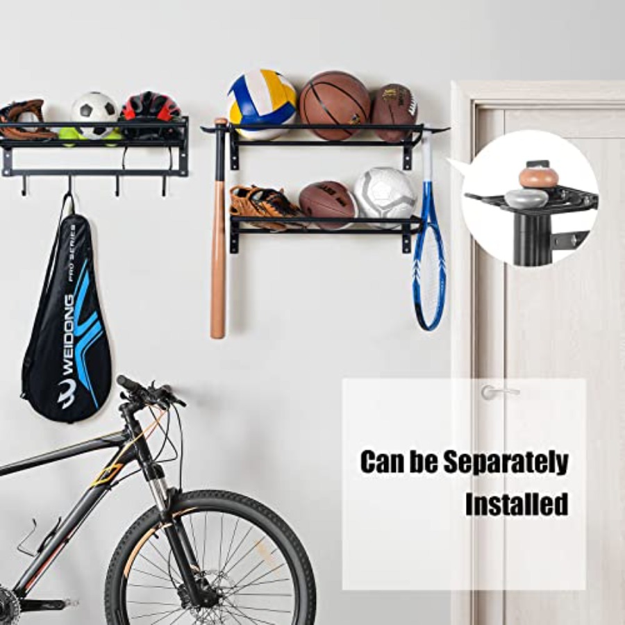 Garage Sports Equipment Storag - مراجعة Sports Equipment Garage Organizer وسعره