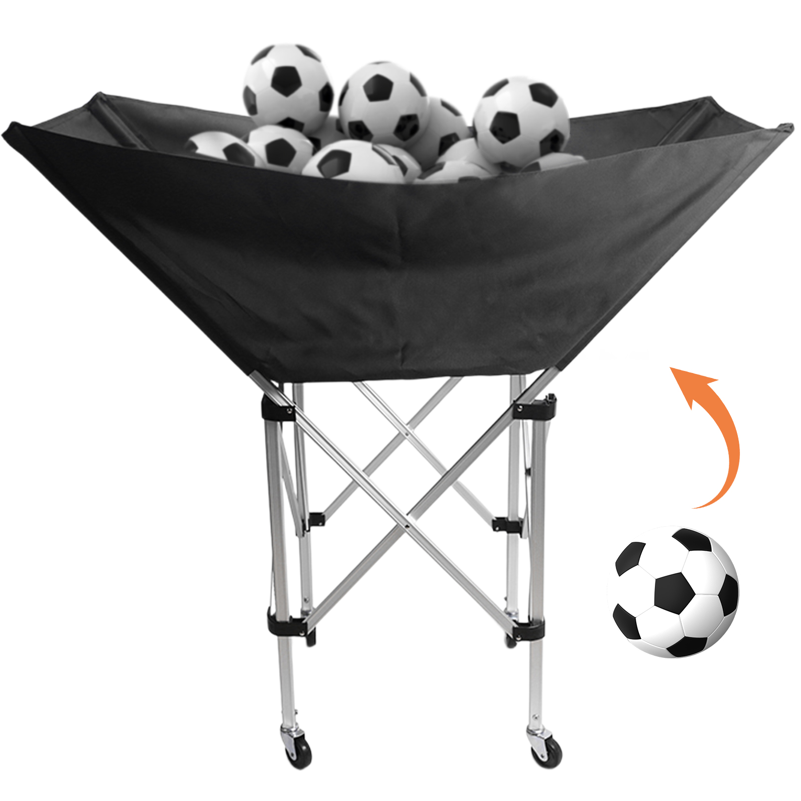 Collapsible Hammock Ball Cart  - مراجعة Sports Equipment Garage Organizer وسعره