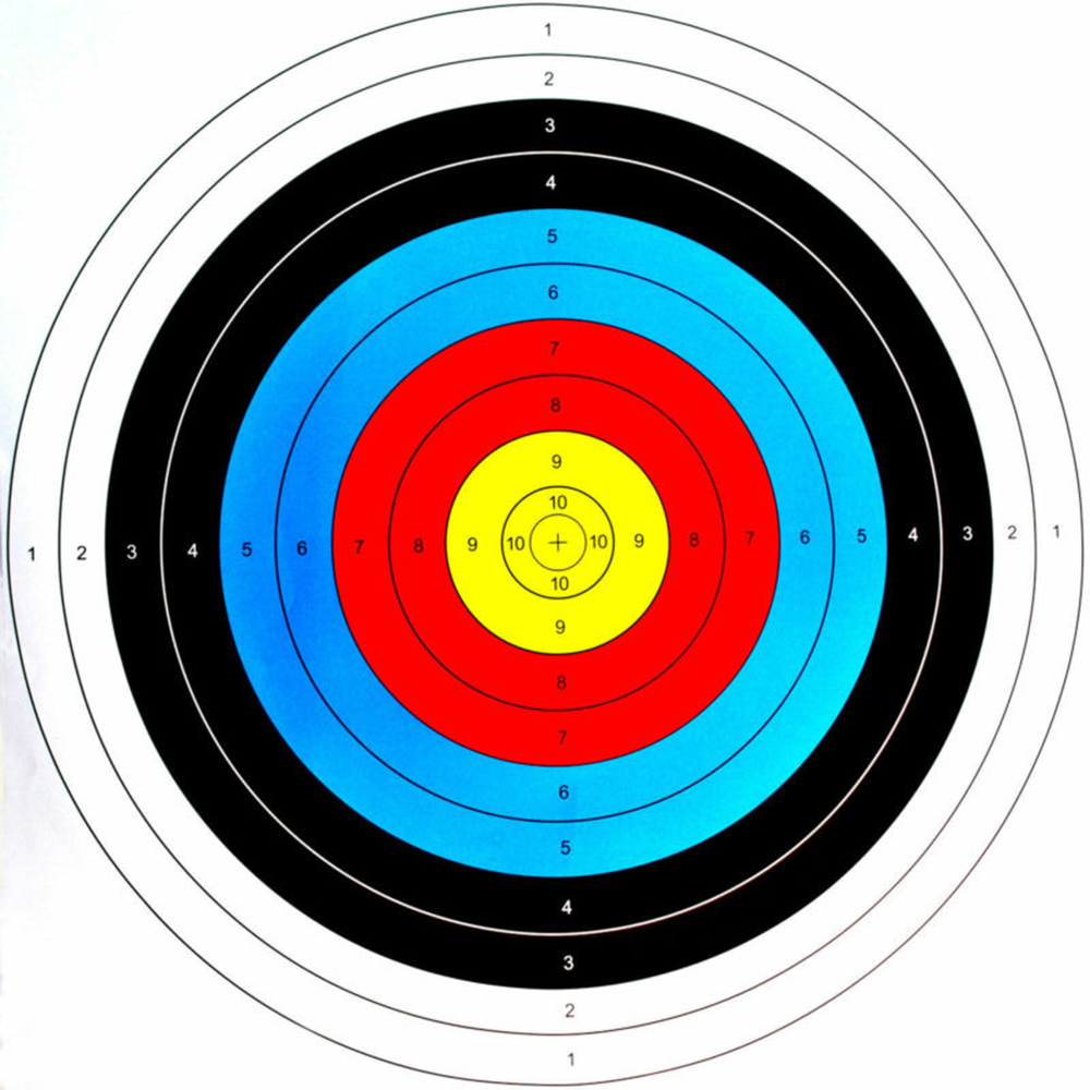 10pc 40x40cm Archery Targets P - مراجعة Archery Target Face وسعره
