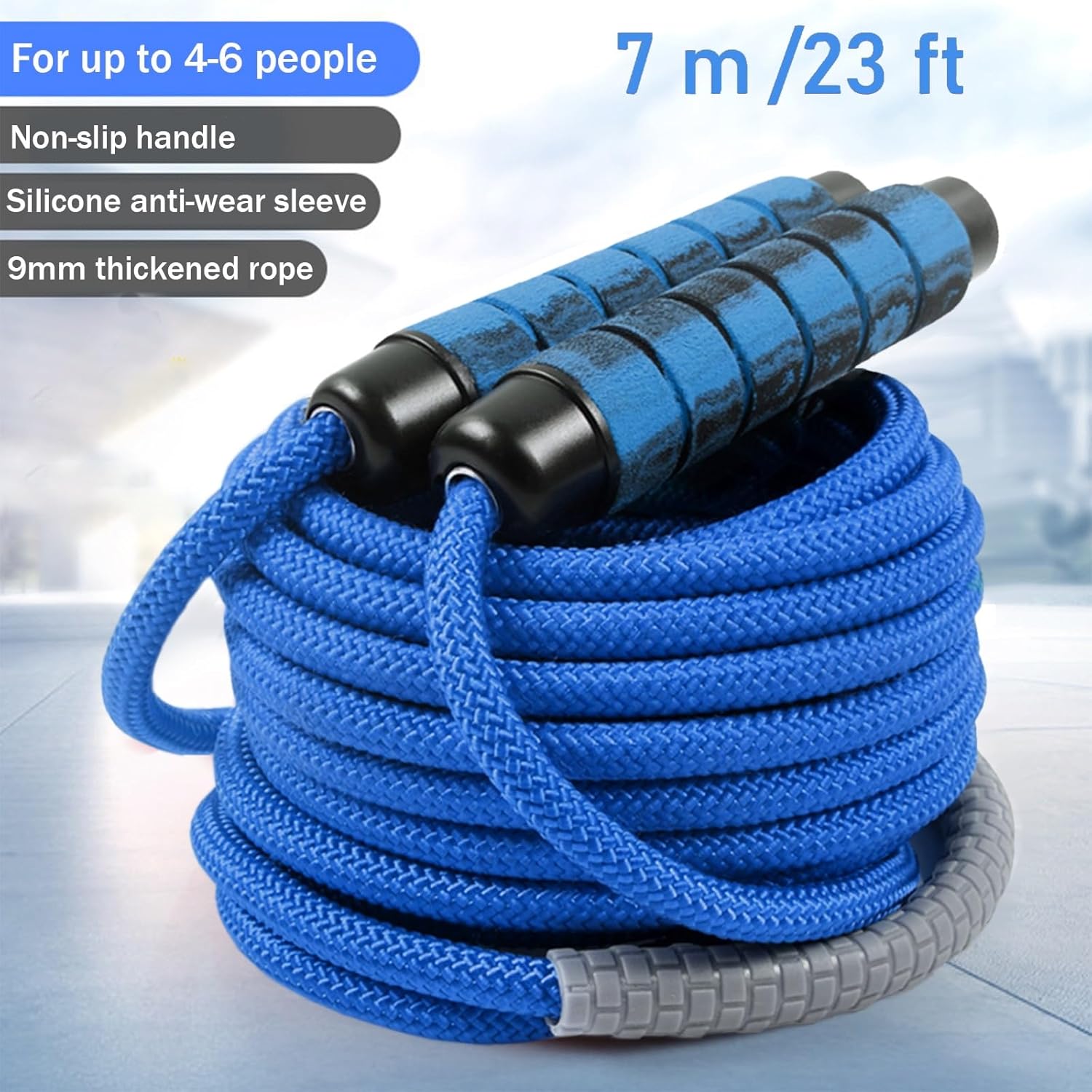 Adjustable 23ft Long Jump Rope - مراجعة Jump Rope Double Dutch وسعره