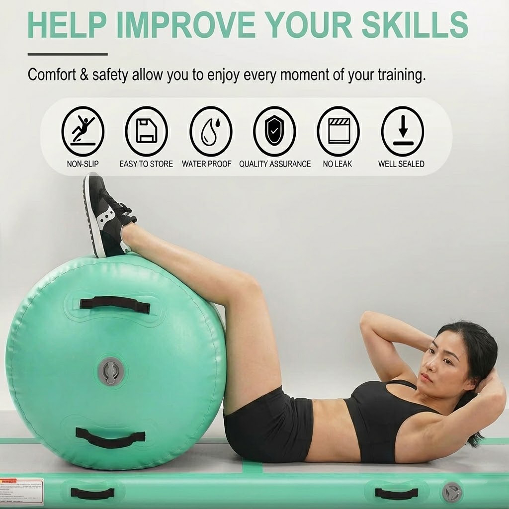 OEM Custom Inflatable Air Trac - مراجعة Tumbling Air Track وسعره