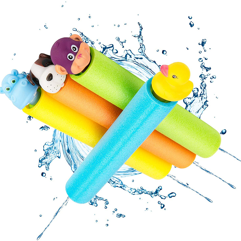 Water Spray Toy 4 Pieces  Safe - مراجعة Foam Pool Noodle وسعره