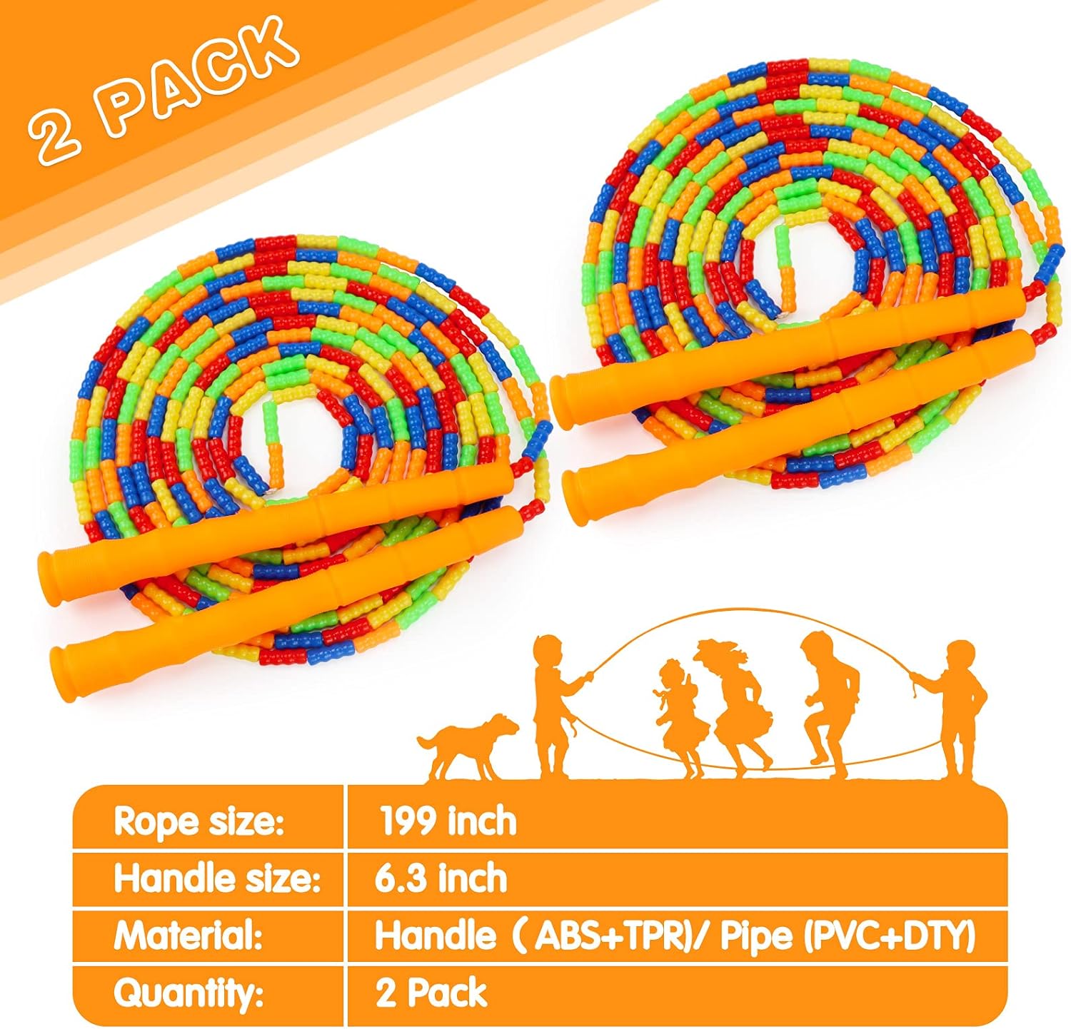 Double Dutch Jump Rope 16ft Ad - مراجعة Jump Rope Double Dutch وسعره