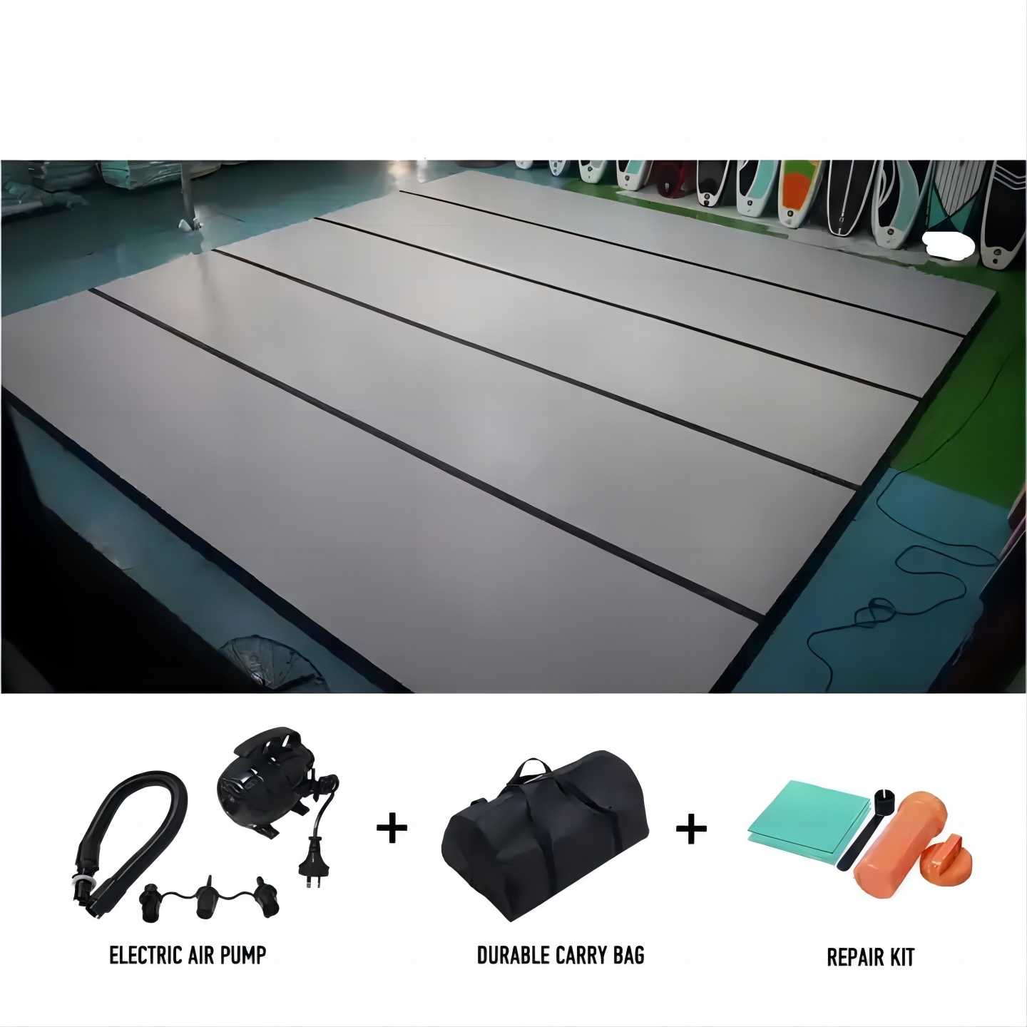 Custom Air Track 4x4M Fitness  - مراجعة Tumbling Air Track وسعره