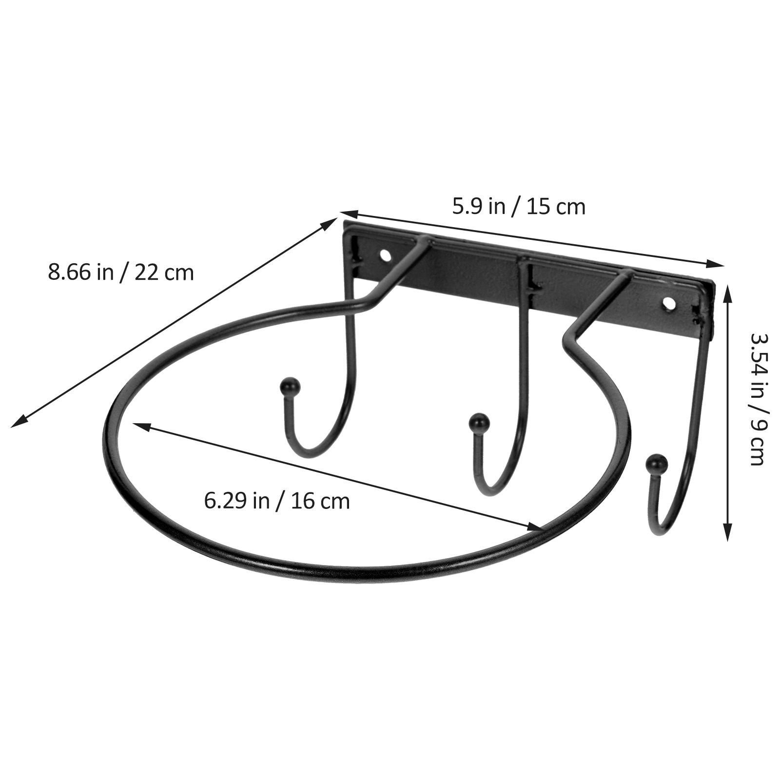 2pcs Wall-Mounted Ball Rack Me - مراجعة Rugby Training Ball وسعره