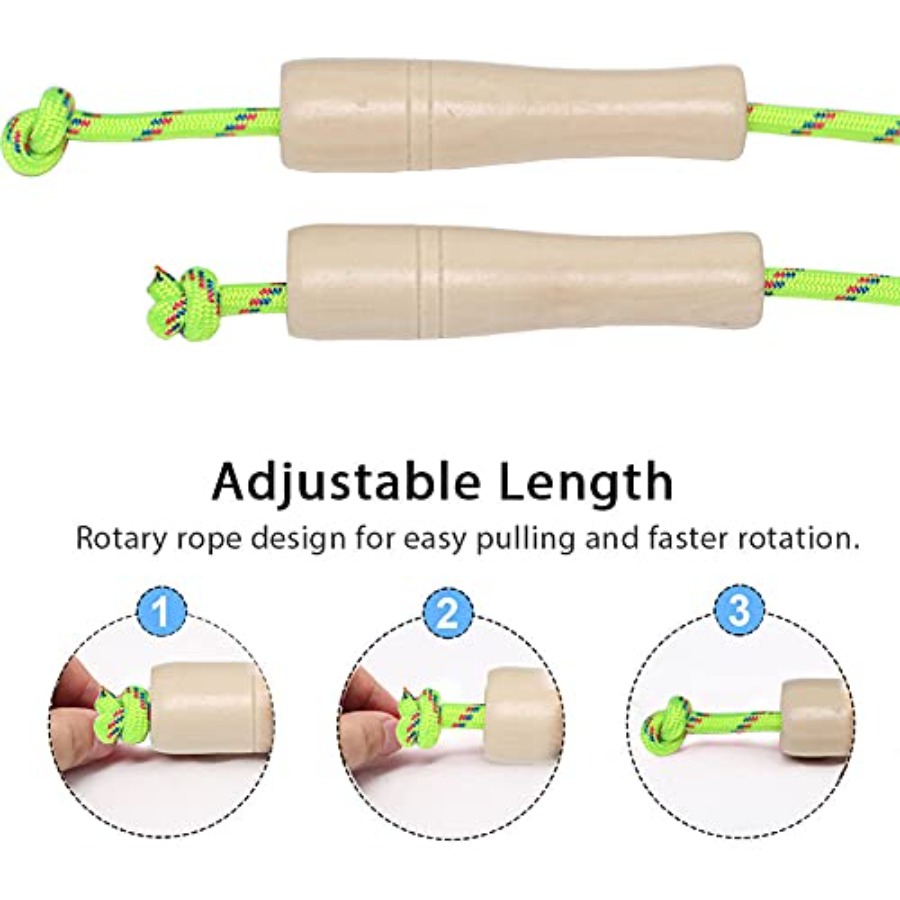 16 Feet Long Jump Rope for,Adj - مراجعة Jump Rope Double Dutch وسعره
