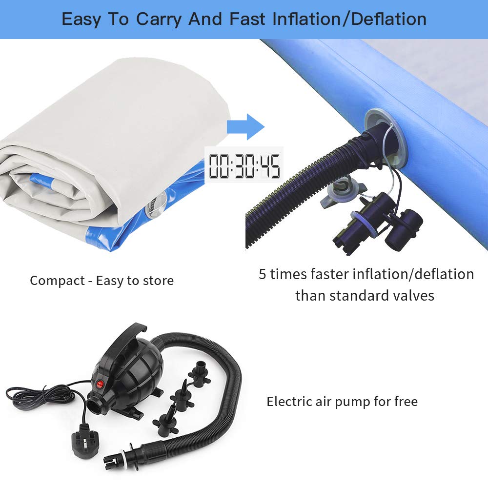 3 Meters Inflatable Air Gym Ai - مراجعة Tumbling Air Track وسعره