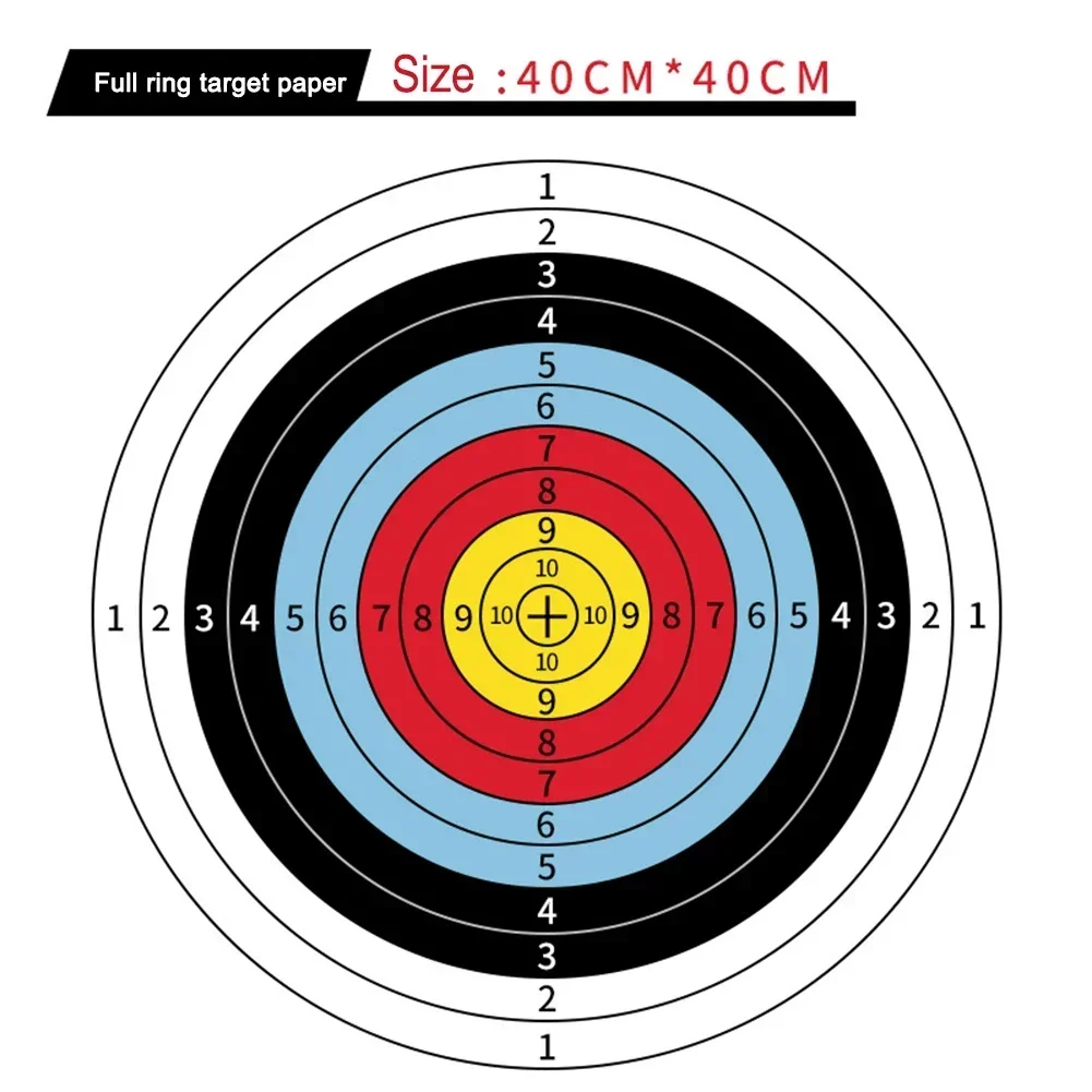 A 10pcs Profession Archery Tar - مراجعة Archery Target Face وسعره