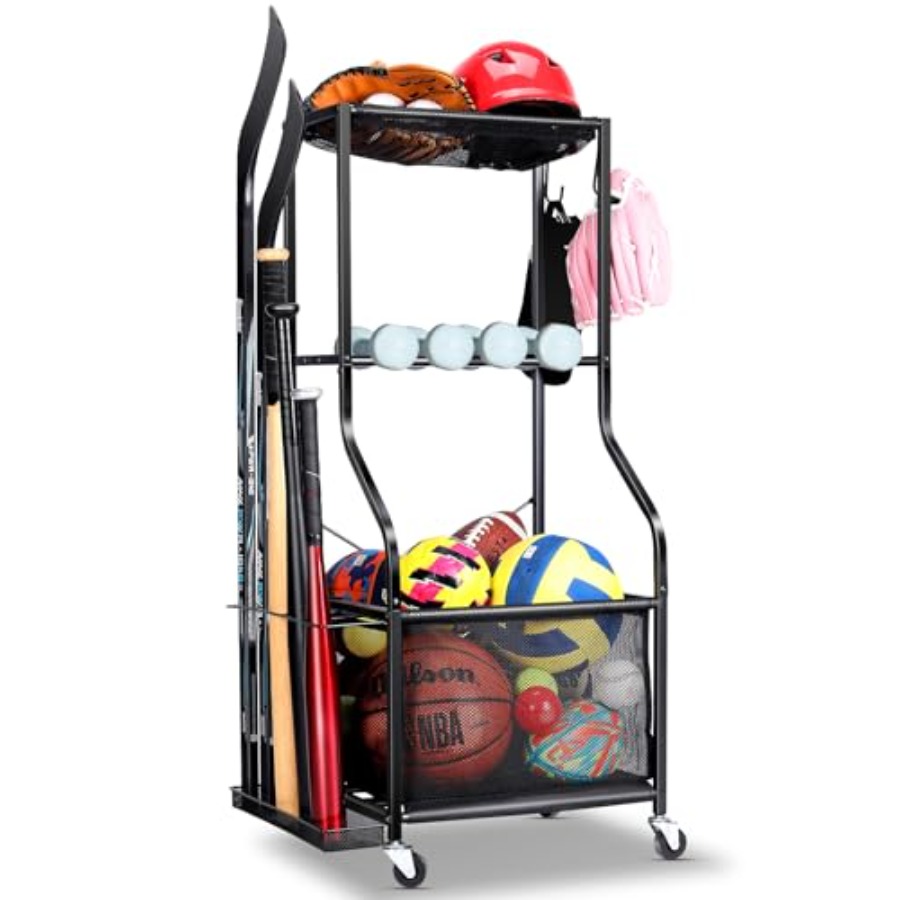 Sports Equipment Garage Organi - مراجعة Sports Equipment Garage Organizer وسعره