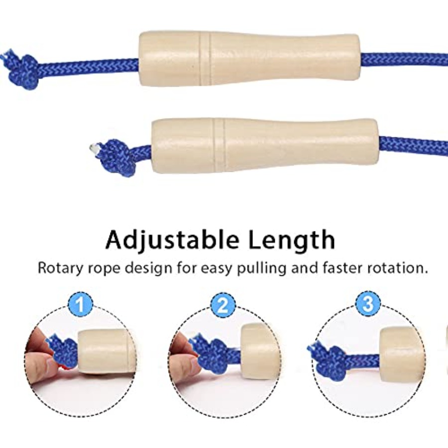 16 Feet Long Jump Rope for,Adj - مراجعة Jump Rope Double Dutch وسعره