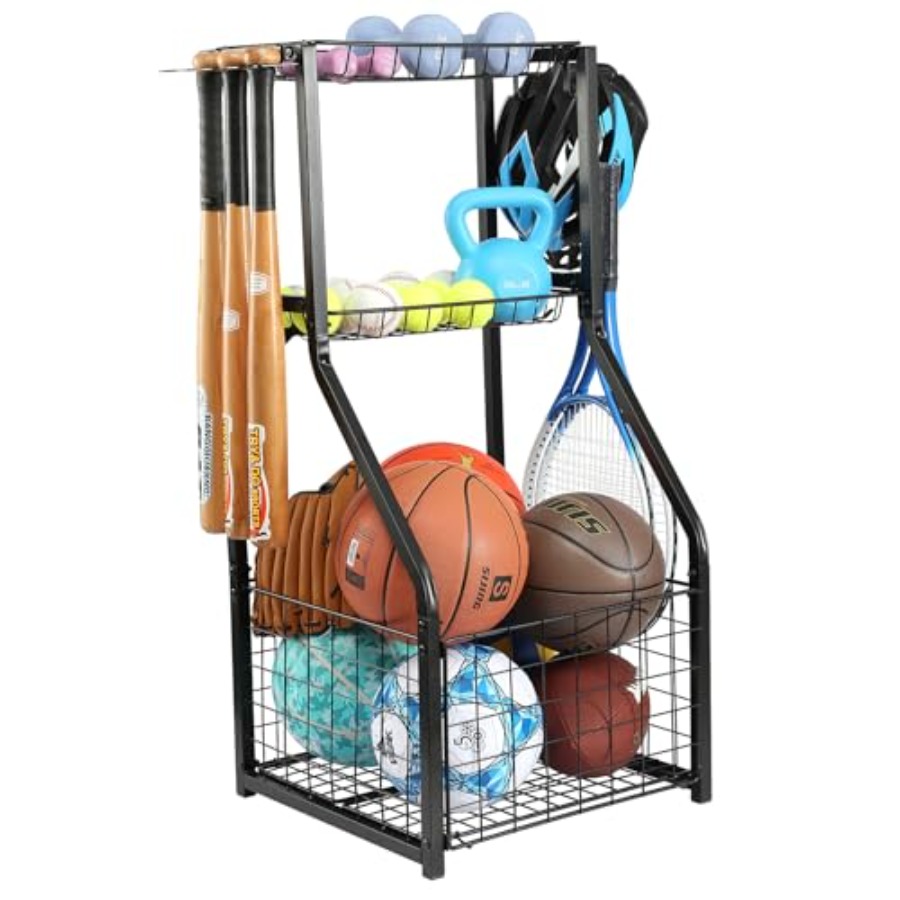 Sports Equipment Organizer for - مراجعة Sports Equipment Garage Organizer وسعره