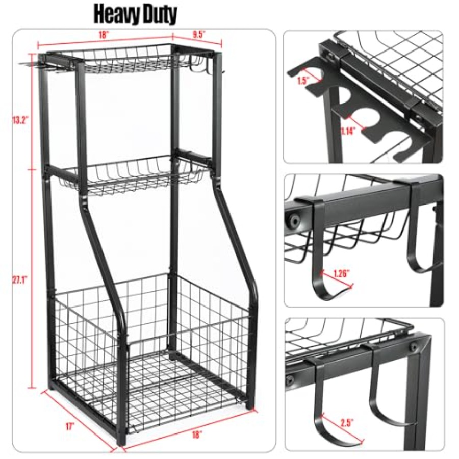 Sports Equipment Organizer for - مراجعة Sports Equipment Garage Organizer وسعره